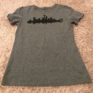 Gray Seattle Athletic Tee